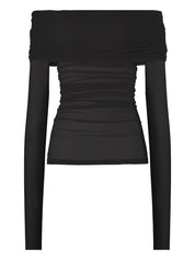 Wolford Sweaters Black — Off‑Shoulder Tops for Women