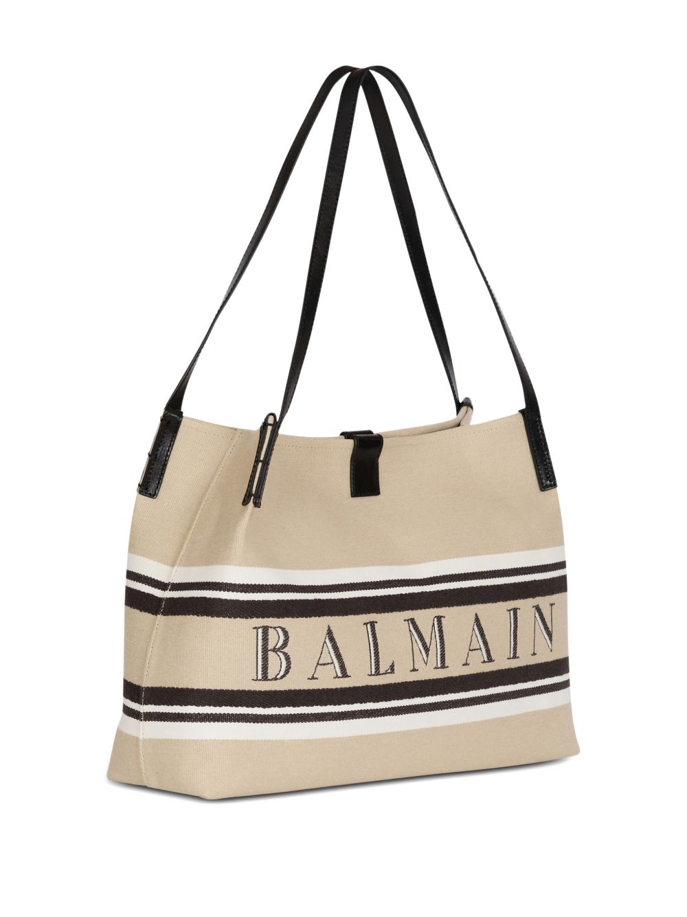 Balmain Shopper Bag in Beige — Iconic Tote 2026