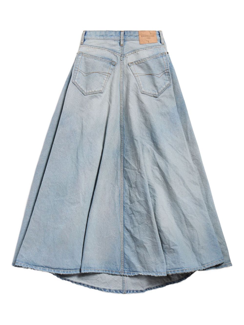 Balenciaga Skirts Clear Blue — New A-line Denim