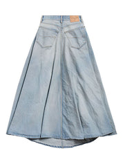 Balenciaga Skirts Clear Blue — New A-line Denim