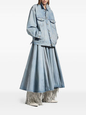 Balenciaga Skirts Clear Blue — New A-line Denim