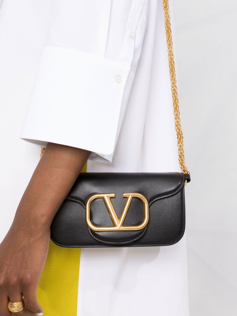Valentino Garavani Shoulder Bags – Locò Small Leather