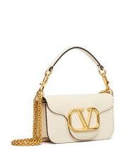 Valentino Garavani Shoulder Bag — Ivory Locò Small