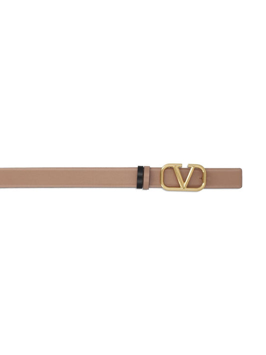 Valentino Garavani Reversible VLogo Leather Belt — Women