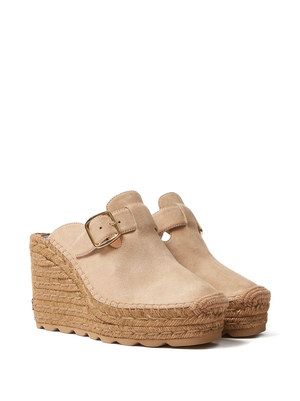 Stella McCartney Sandals — Beige Suede Clogs 2026