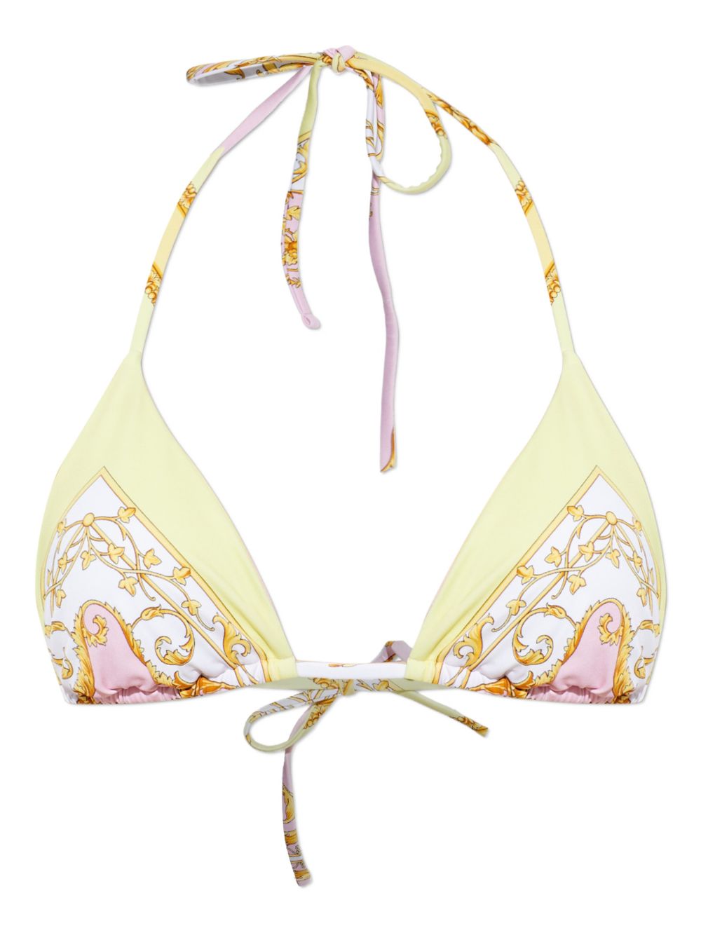 Versace Beachwear & Underwear — Pink Sea Bikini Top