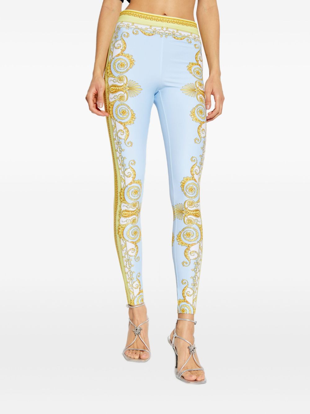 Versace Trousers in Clear Blue — New In Spring 2026