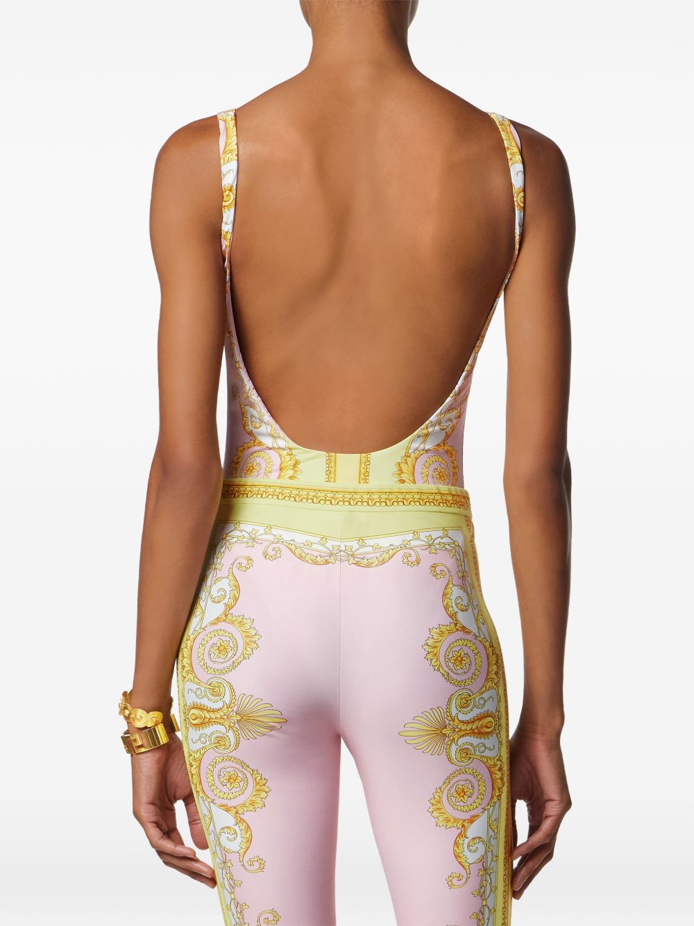 Versace Beachwear & Underwear — Pink Barocco Swimsuit