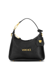Versace Handbag — Black Leather Hobo | New In