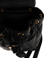 Versace Backpacks — Black Quilted Luxury Backpack