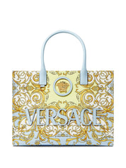 Versace Clear Blue Shopper Bag — La Medusa Edition