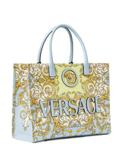 Versace Clear Blue Shopper Bag — La Medusa Edition