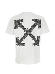 Off White T-Shirts & Polos — White Topwear (Men)