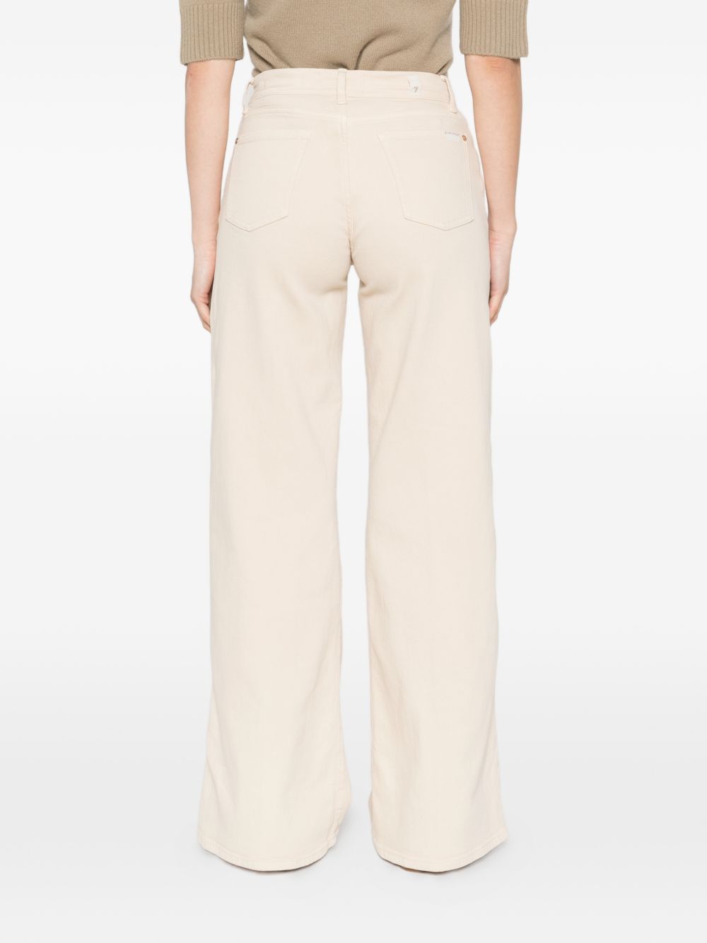 Seven Beige Wide‑Leg Jeans for Women — New In