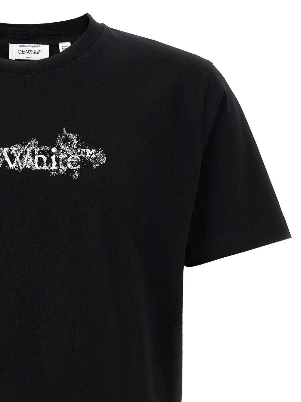 Off White Black T-Shirts & Polos — Topwear for Men