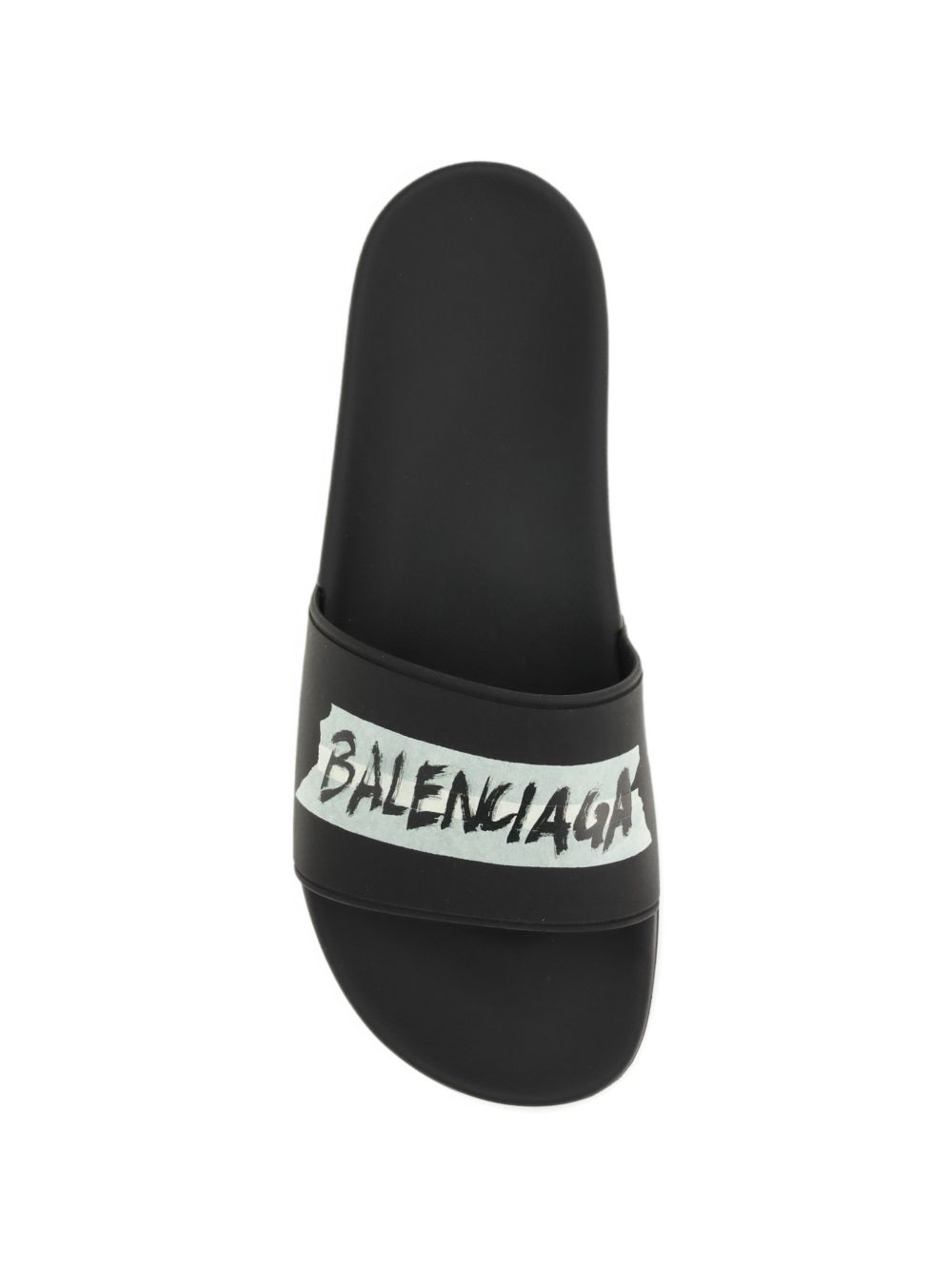 Balenciaga Sandals Black — Moulded Pool Slides