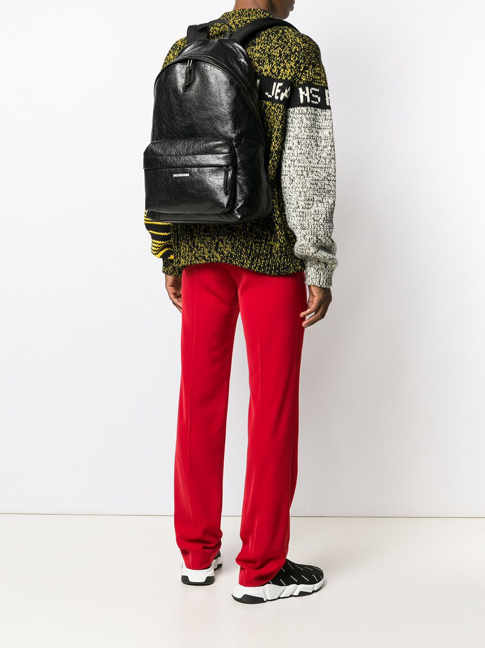 Balenciaga Black Explorer Backpack for Men — New In