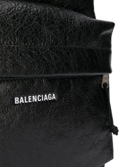 Balenciaga Black Explorer Backpack for Men — New In