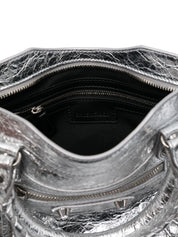 Balenciaga Silver Handbag | Le City Mini Shoulder Bag