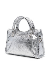 Balenciaga Silver Handbag | Le City Mini Shoulder Bag