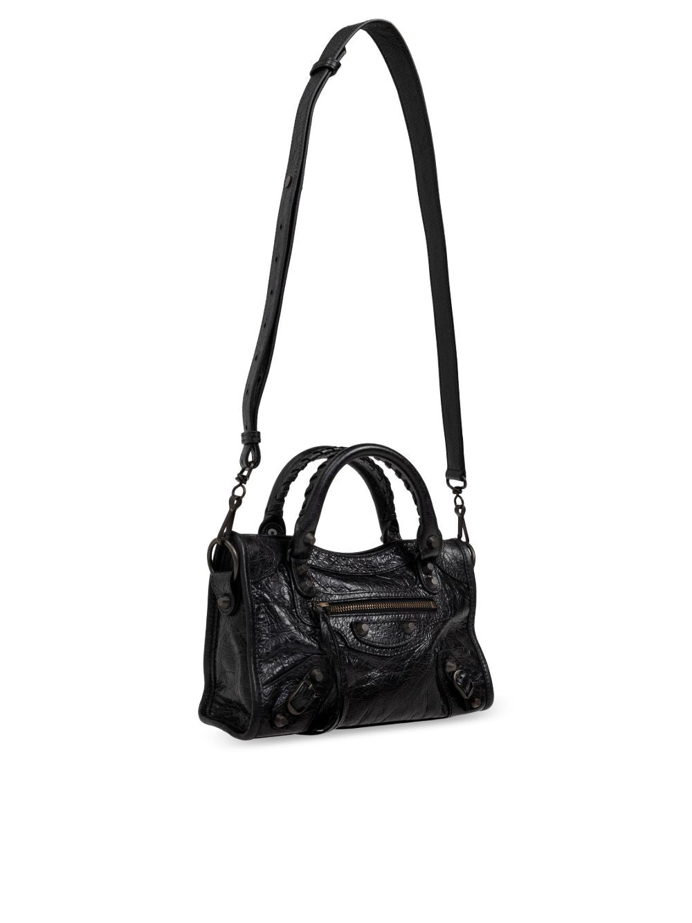 Balenciaga Handbag — Le City Mini Leather Shoulder Bag