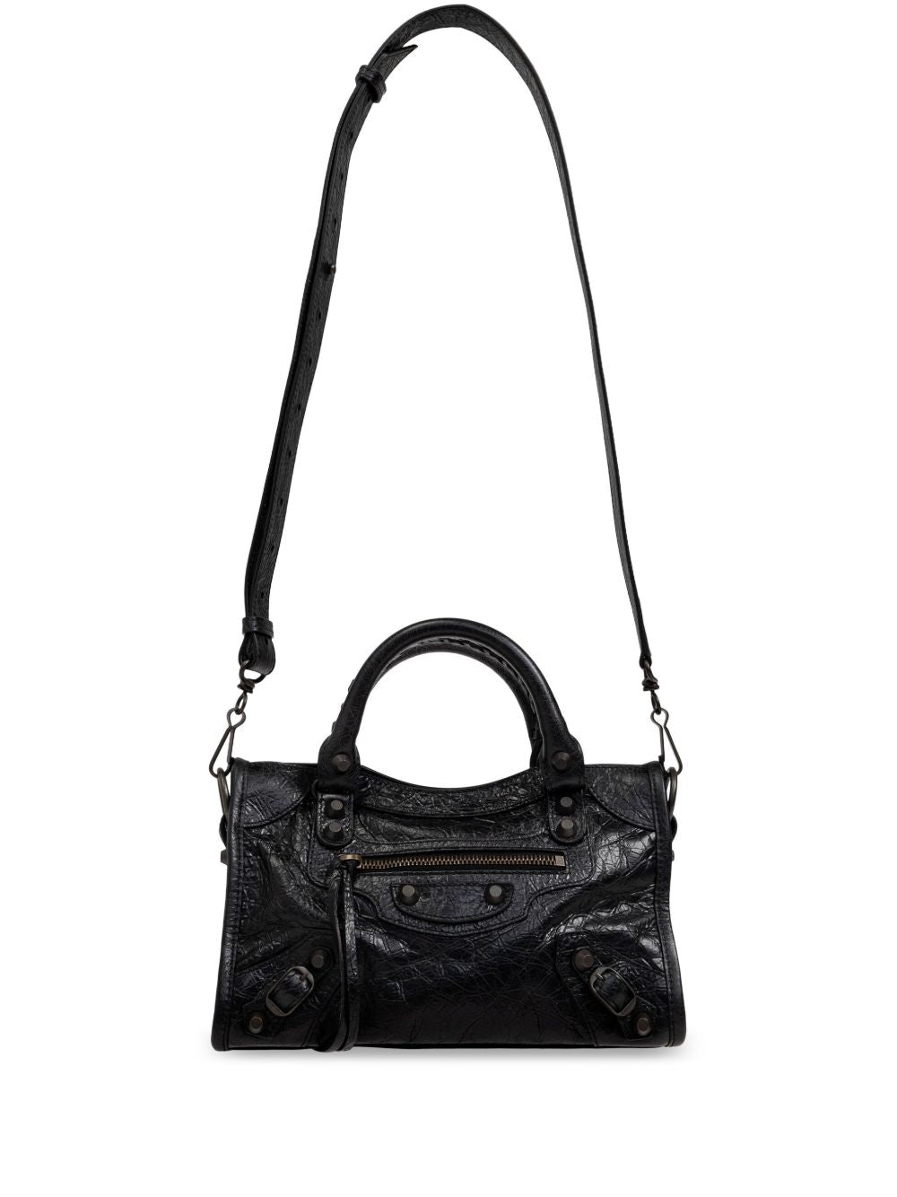 Balenciaga Handbag — Le City Mini Leather Shoulder Bag