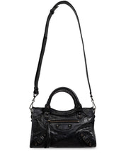 Balenciaga Handbag — Le City Mini Leather Shoulder Bag