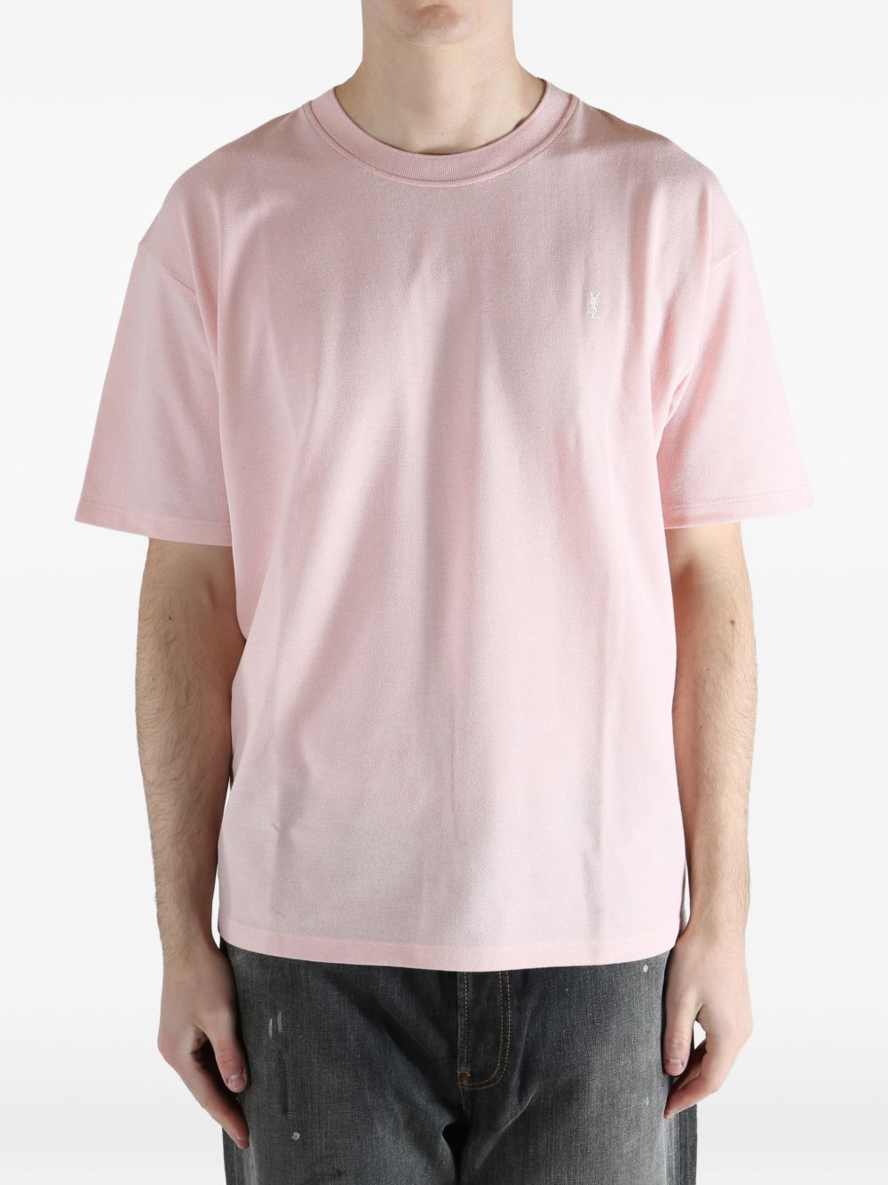 Saint Laurent  T-shirts and Polos Pink