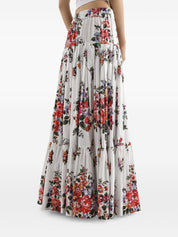 Dolce & Gabbana Skirts — White Floral Tiered Skirt