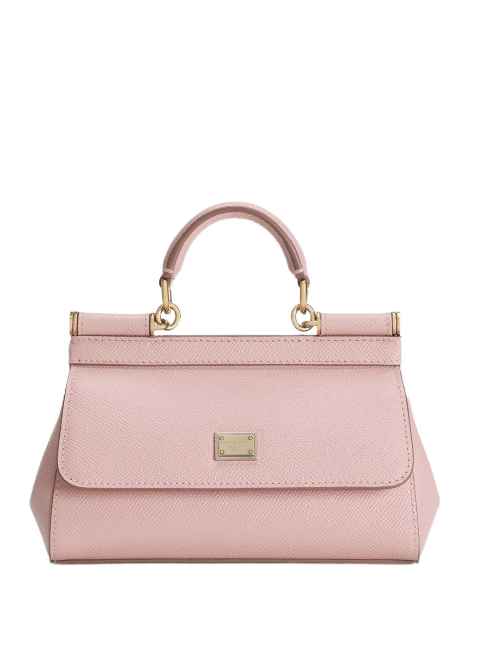 Dolce & Gabbana Pink Handbag — Sicily Small Leather
