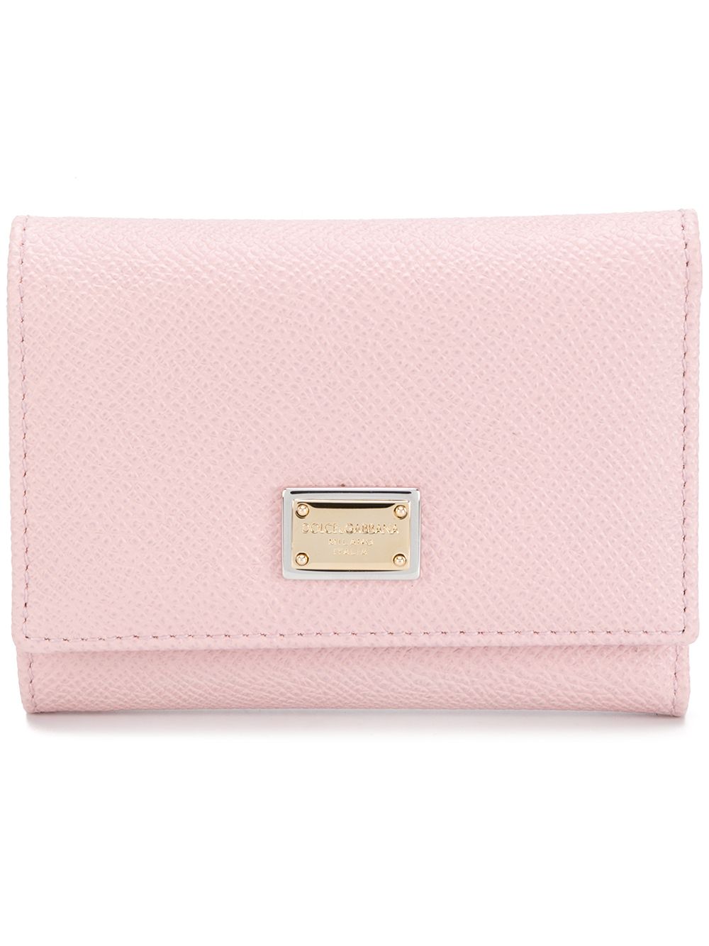 Dolce & Gabbana Pink Wallets — Compact Dauphine Fold