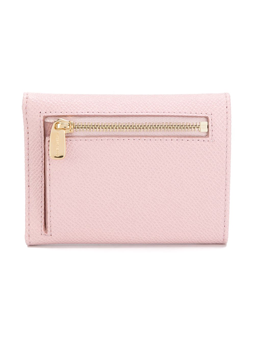 Dolce & Gabbana Pink Wallets — Compact Dauphine Fold