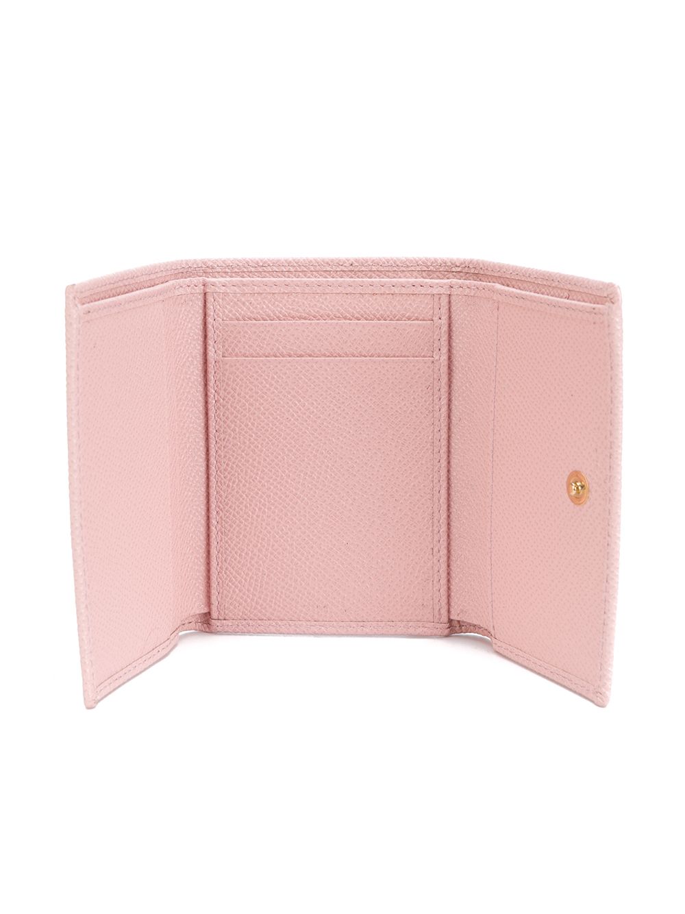 Dolce & Gabbana Pink Wallets — Compact Dauphine Fold