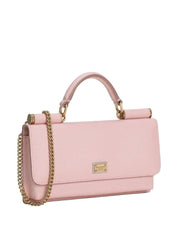 Dolce & Gabbana Pink Clutches — Mini Top-Handle Bag