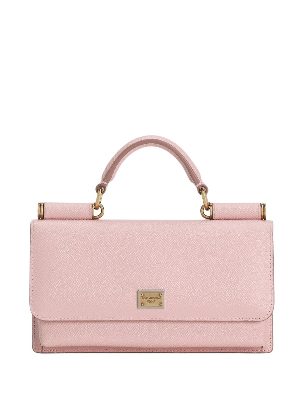 Dolce & Gabbana Pink Clutches — Mini Top-Handle Bag