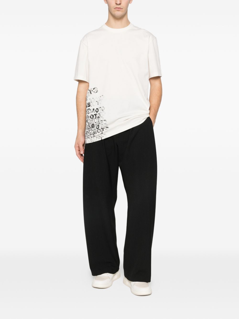 Y-3 T-shirts and Polos White