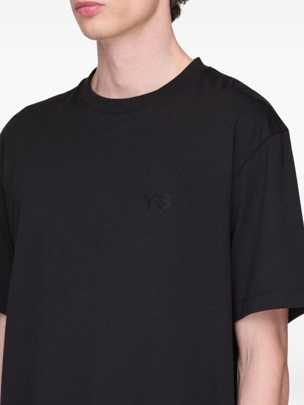 Y-3 Black T-Shirts & Polos — Designer Topwear