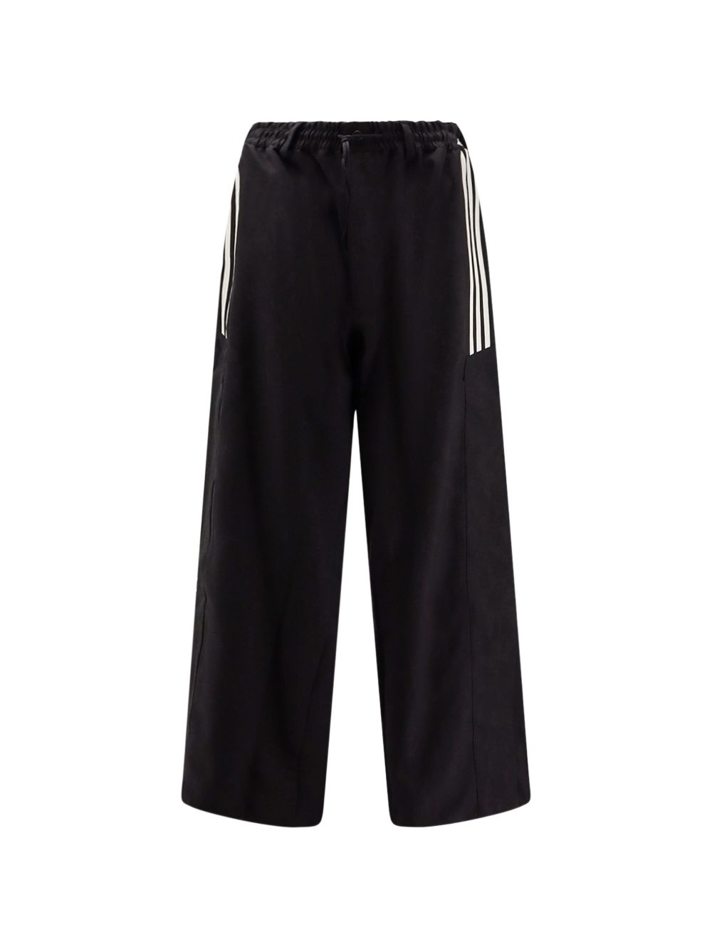Y-3 Black Trousers — Wide Leg Track Pants