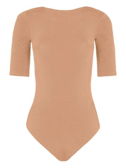Wolford Beige Top — Short Sleeve Crewneck (New)