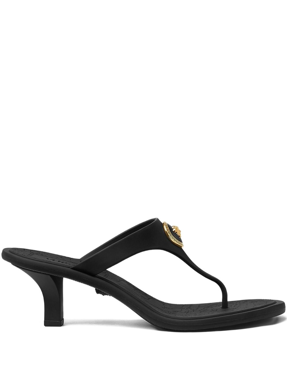 Versace Sandals Black — Women's Thong Sandals