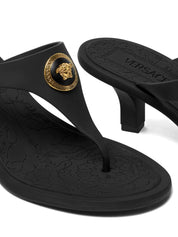 Versace Sandals Black — Women's Thong Sandals