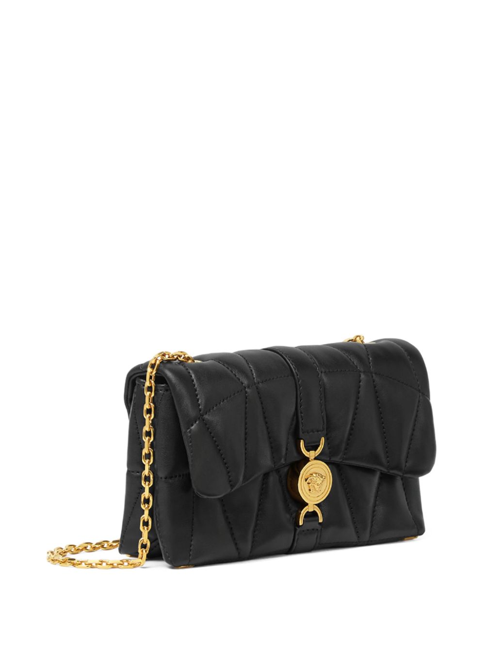 Versace Black Kleio Leather Clutch — New In