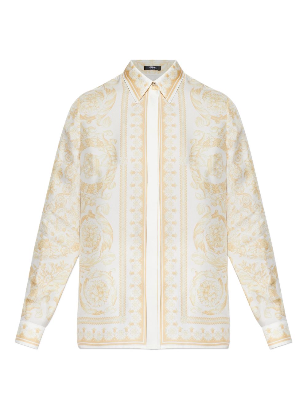 Versace Shirts — Golden Barocco Silk Shirt (Women)