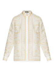 Versace Shirts — Golden Barocco Silk Shirt (Women)