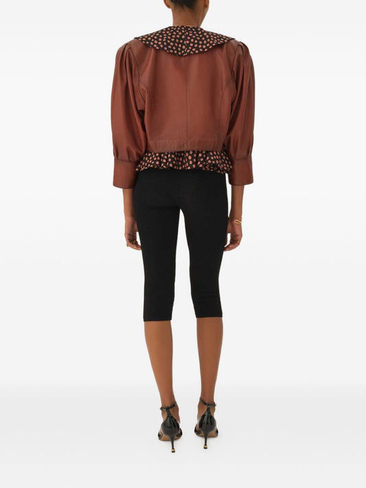 Chloé Brown Leather Jackets — New In Spring 2026