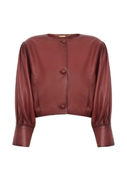 Chloé Brown Leather Jackets — New In Spring 2026