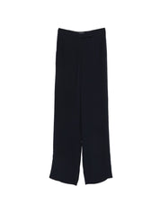 Emporio Armani Trousers — Blue Straight‑Leg