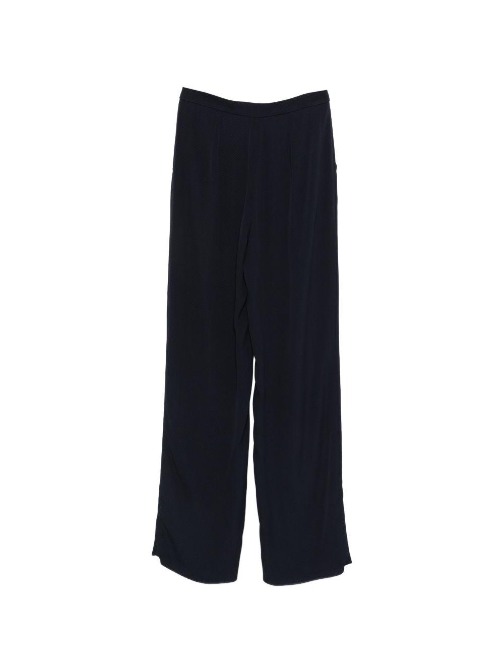 Emporio Armani Trousers — Blue Straight‑Leg