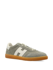 Hogan Sneakers Green — Women's Leather Sneakers