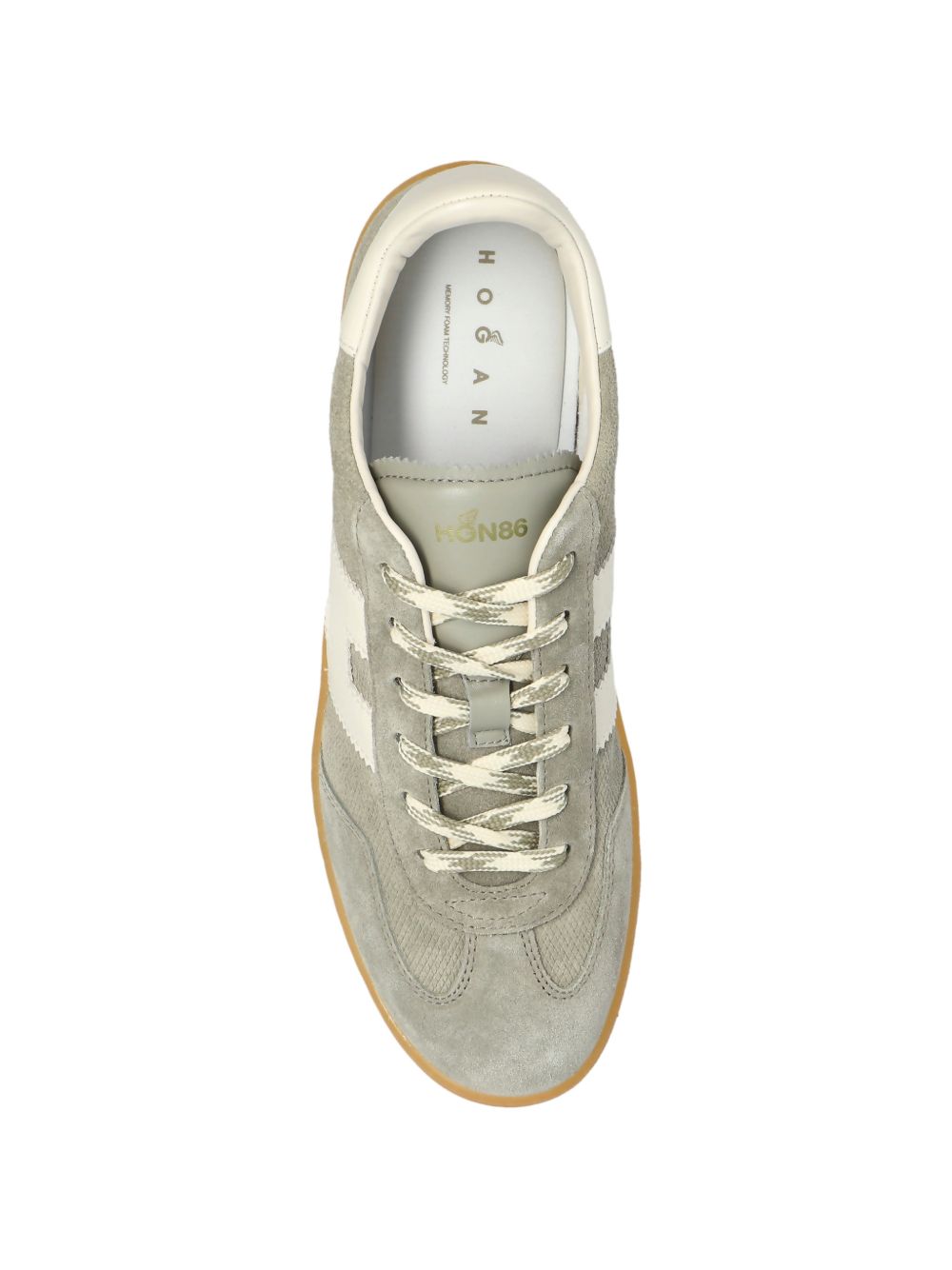 Hogan Sneakers Green — Women's Leather Sneakers